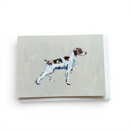 "Brittany Spaniel" framable card