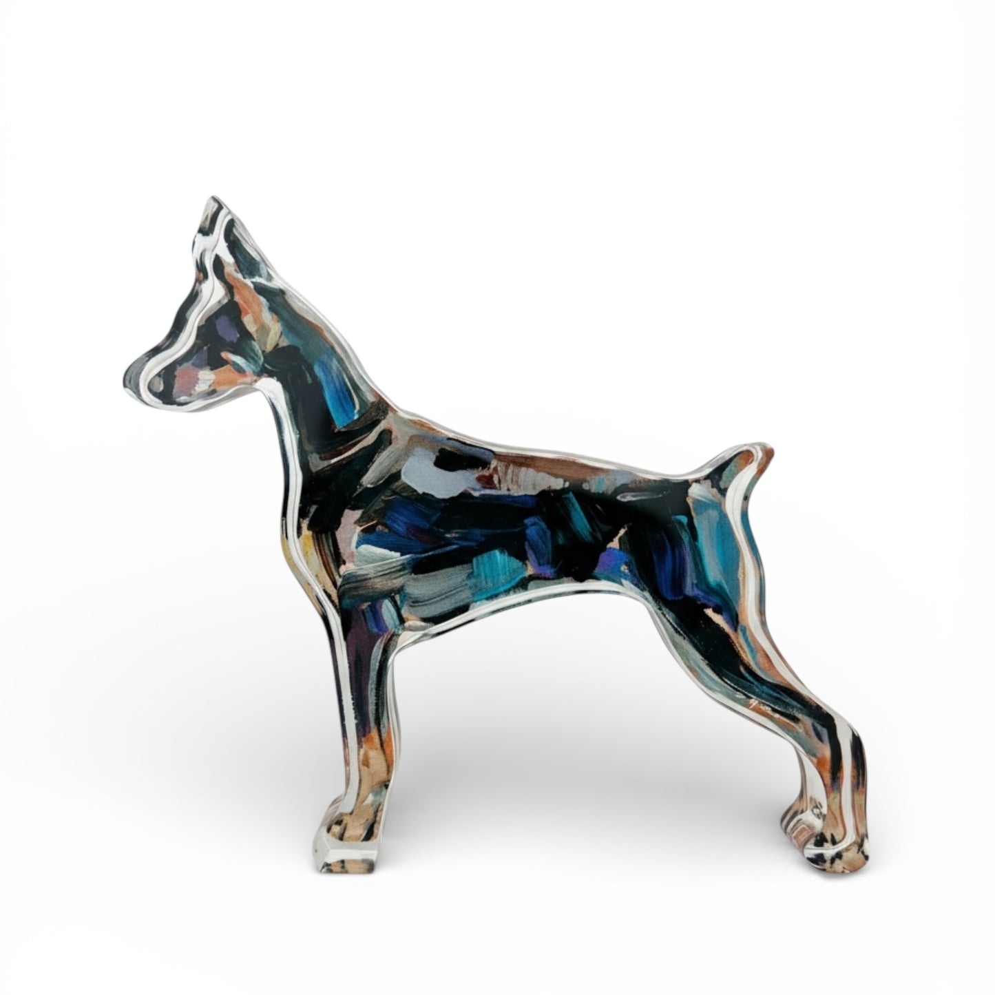"Doberman" acrylic