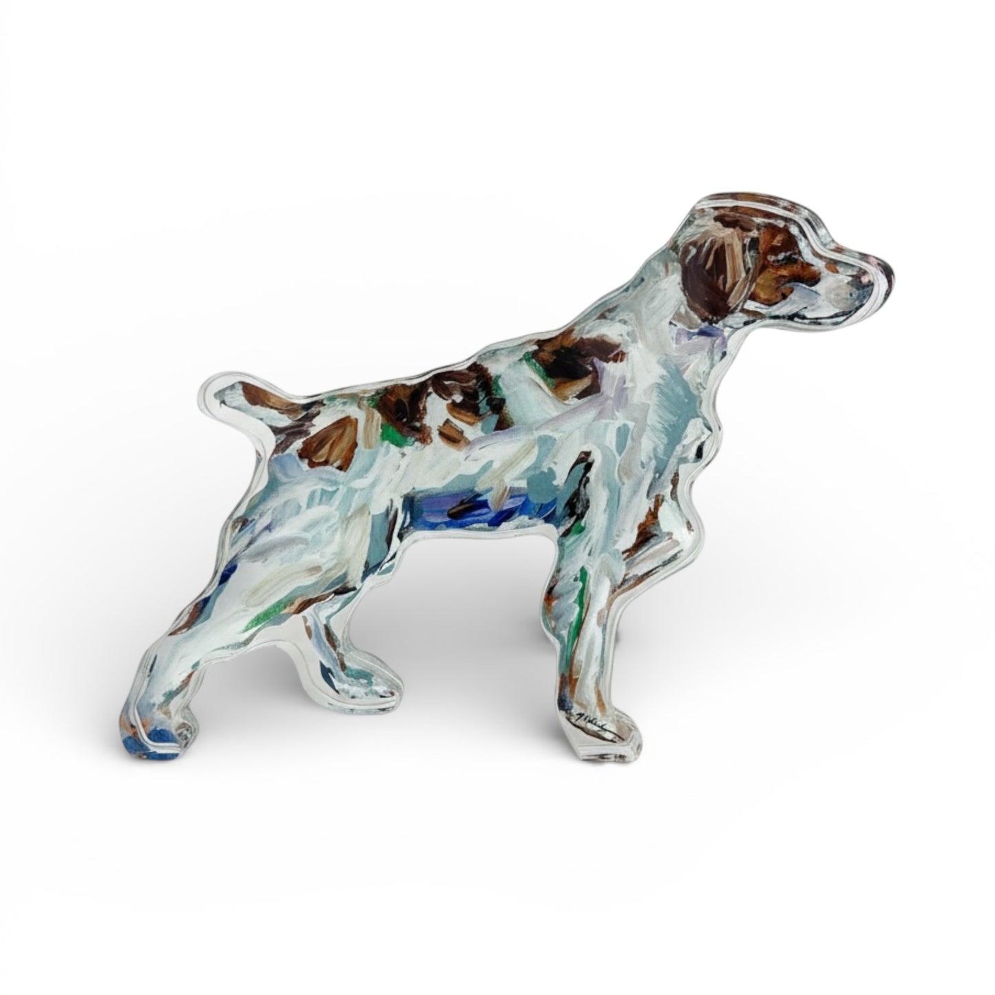 "Brittany Spaniel" acrylic