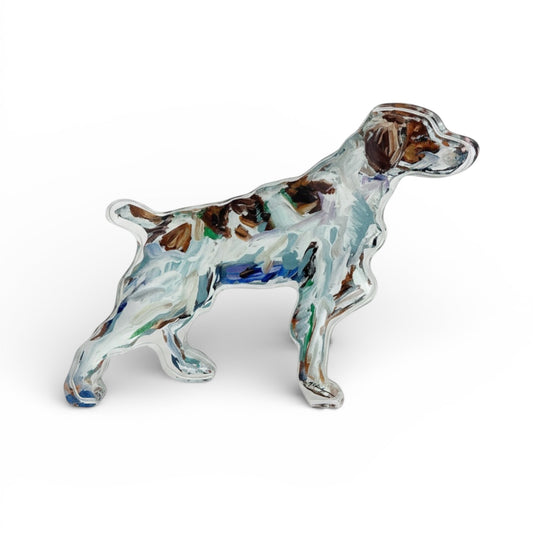 "Brittany Spaniel" acrylic