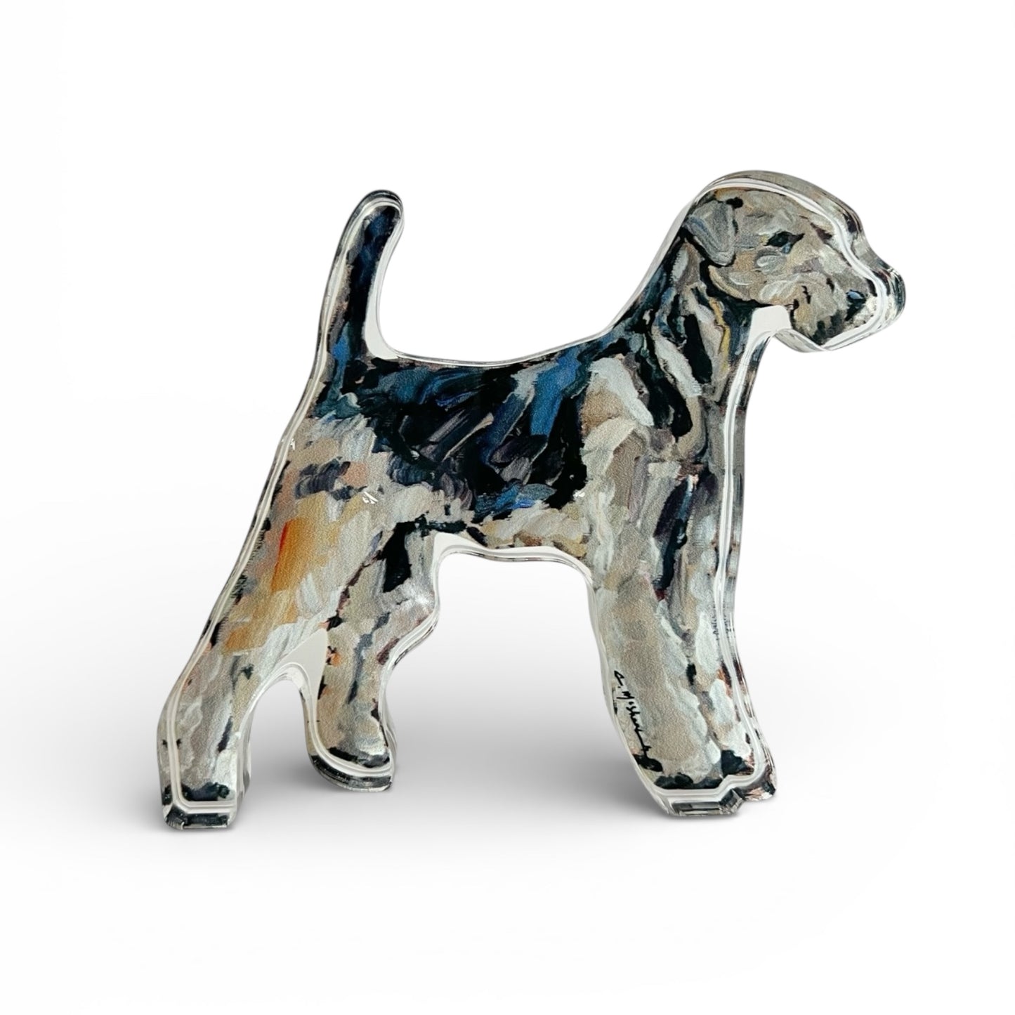 "Airedale" acrylic