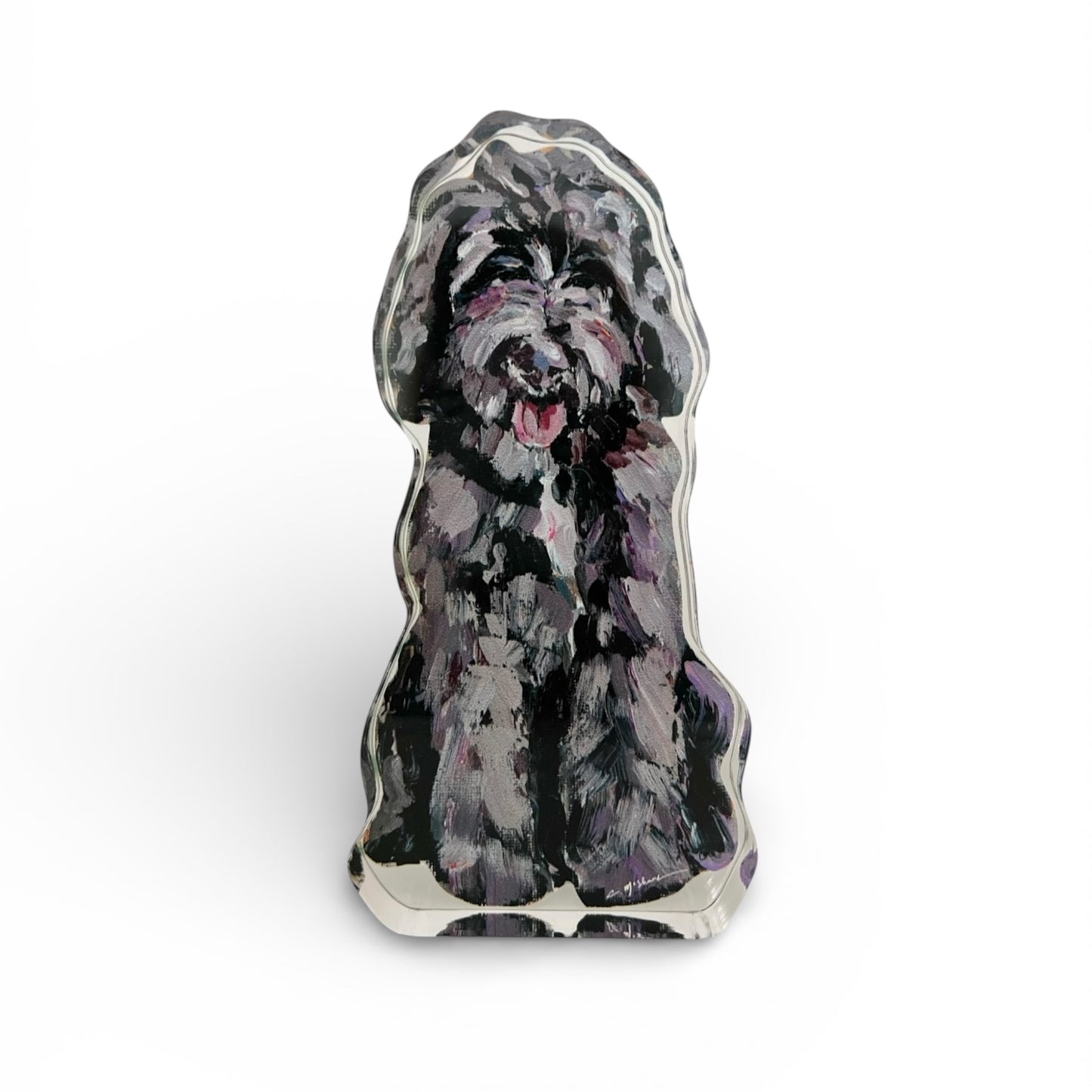"Goldendoodle Chocolate" acyrlic
