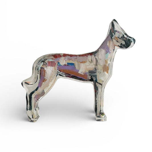 "Great Dane Fawn" acrylic