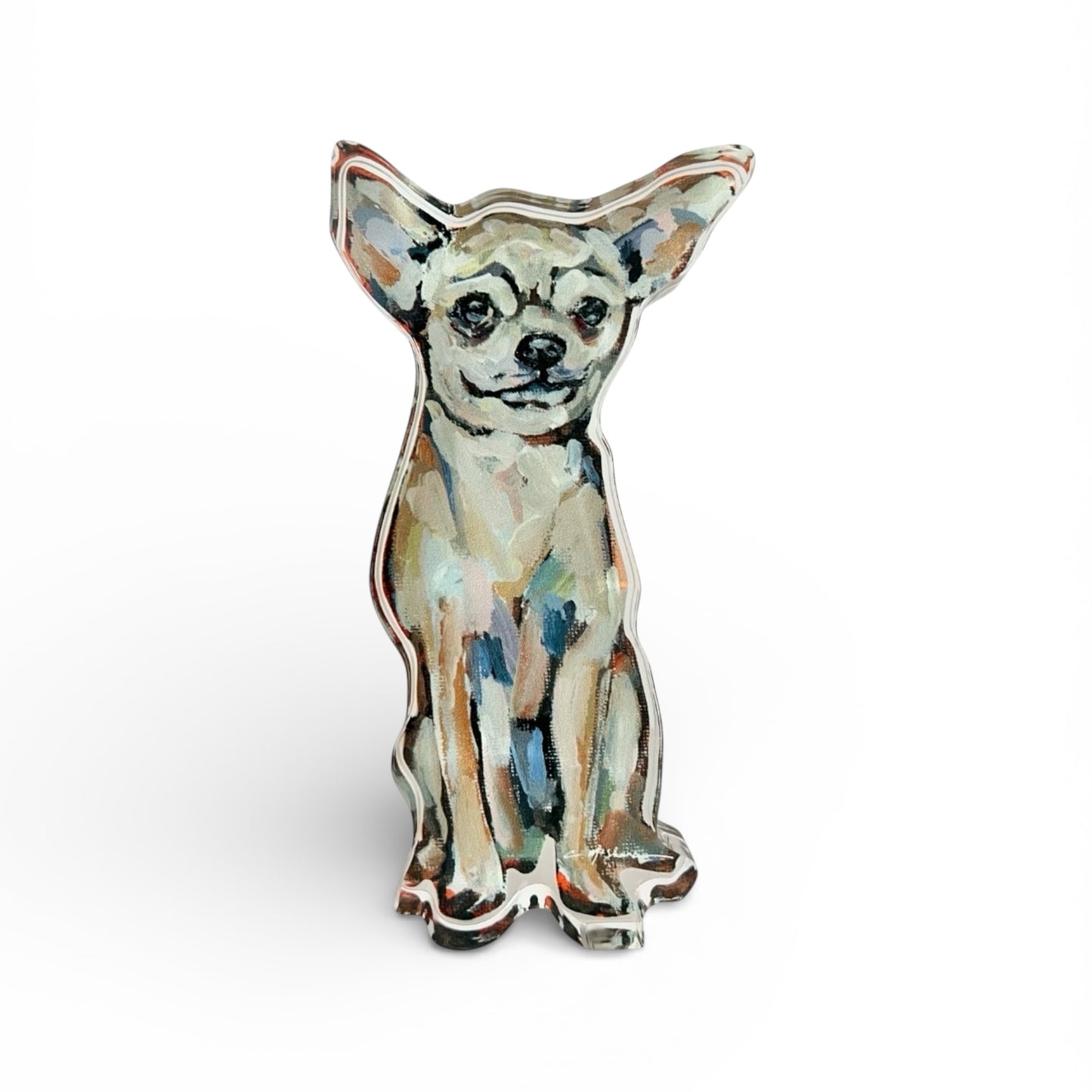 "Chihuahua Light sitting" acrylic