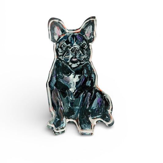 "Frenchie Black" acrylic
