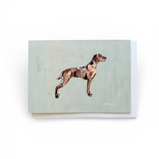 Vizsla Frameable Dog Card