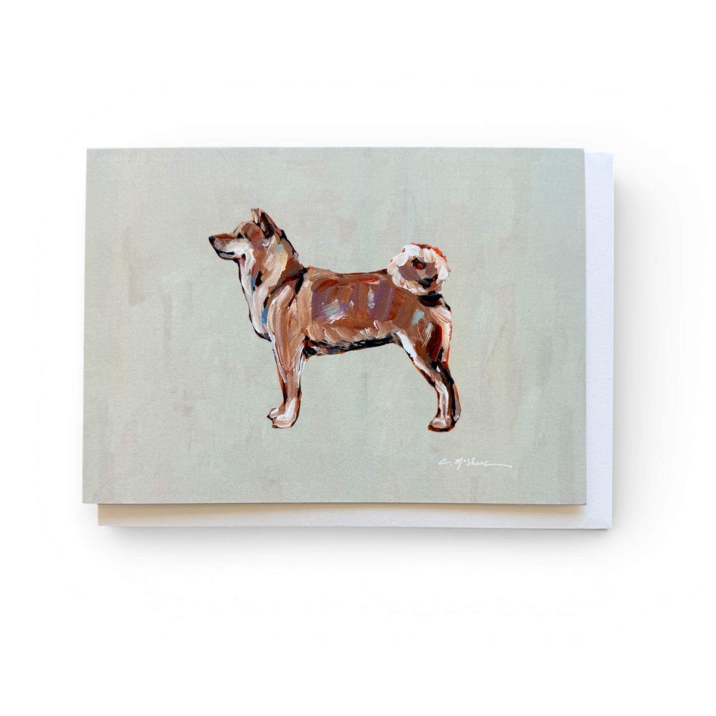 "Shiba Inu" framable card