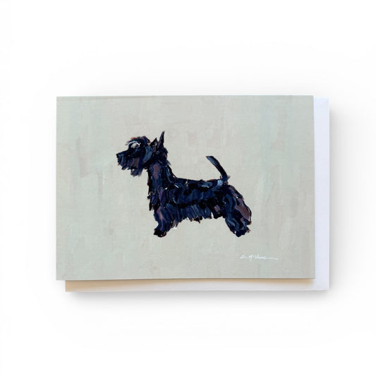 Scottie Frameable Dog Card