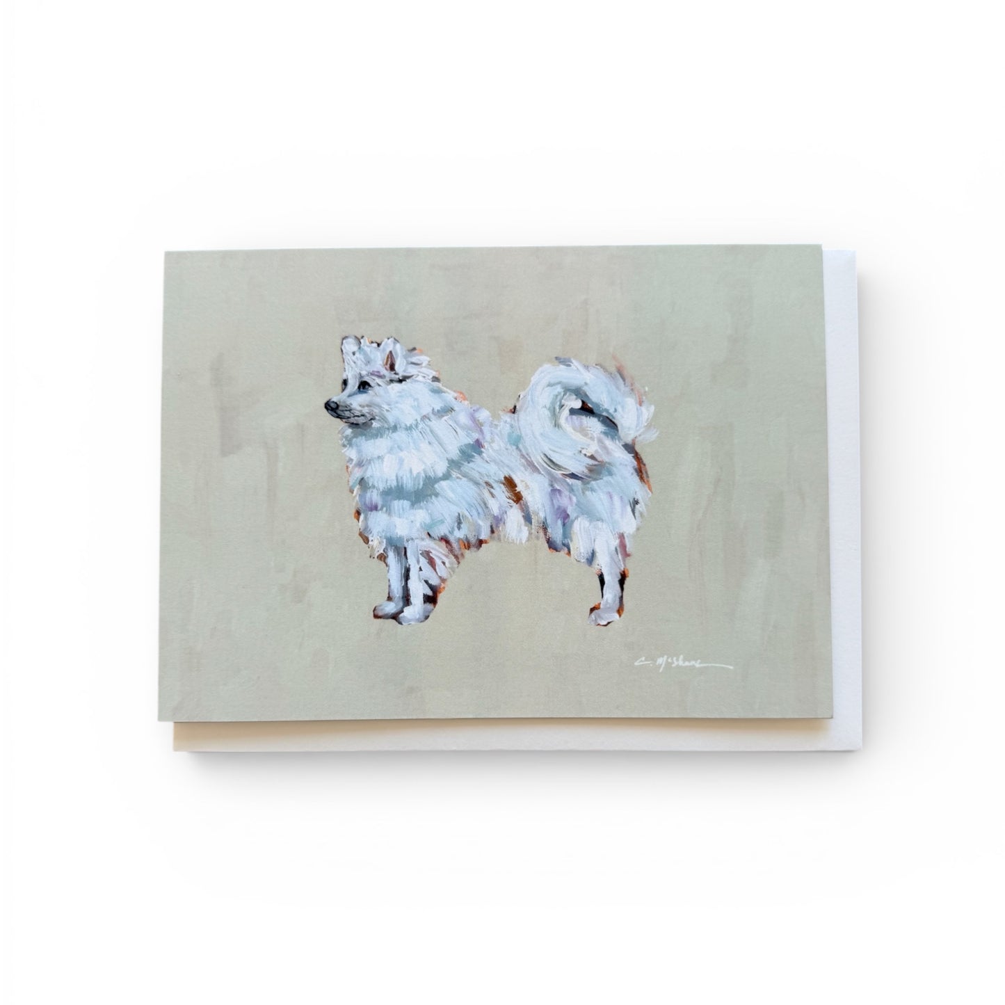 "Samoyed" framable card