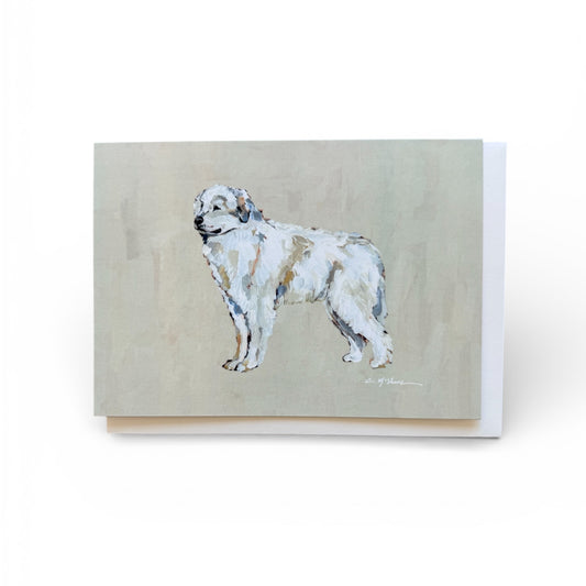 Great Pyrenees Frameable Dog Card