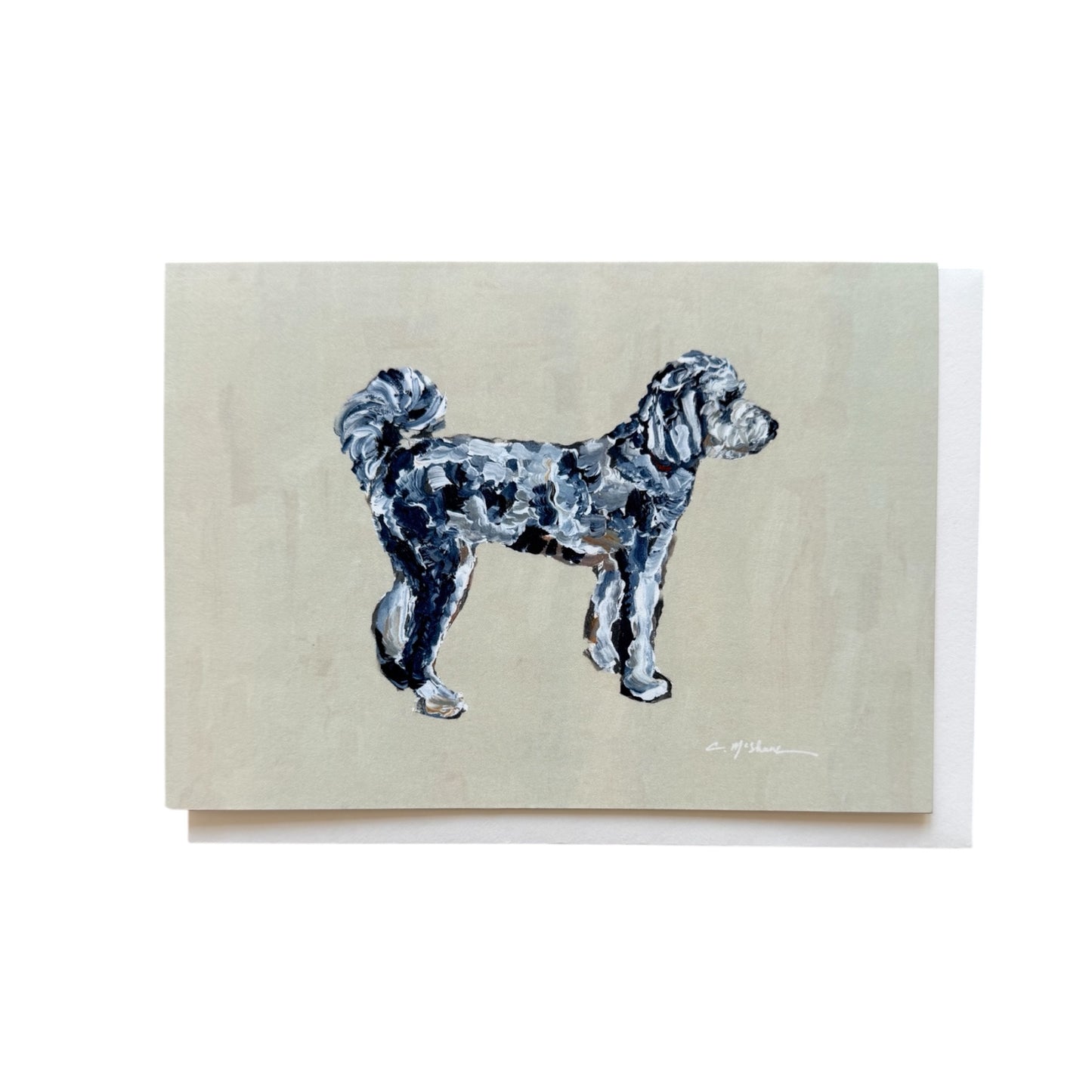 Aussiedoodle Frameable Dog Card