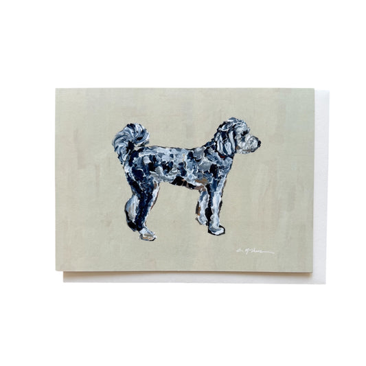 "Aussiedoodle" framable card