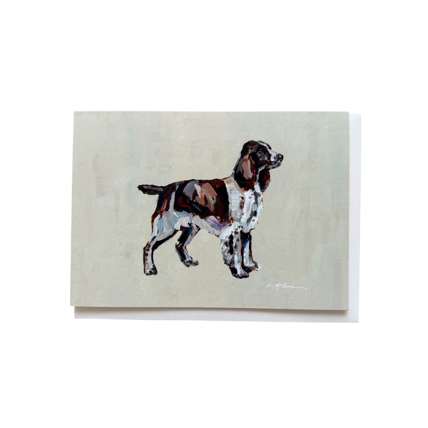 "English Springer Spaniel" framable card