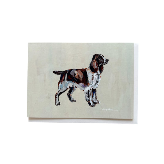 "English Springer Spaniel" framable card