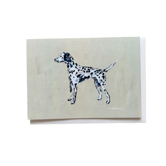 Dalmatian Frameable Dog Card