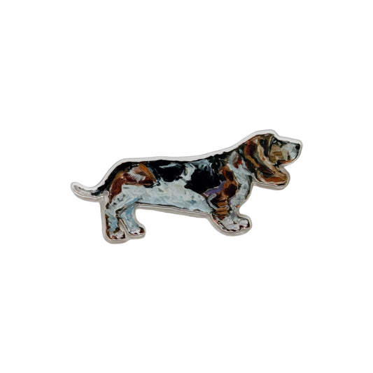 "Basset Hound Tri" magnet