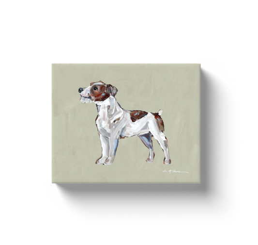 "Jack Russell Wire-haired" canvas print