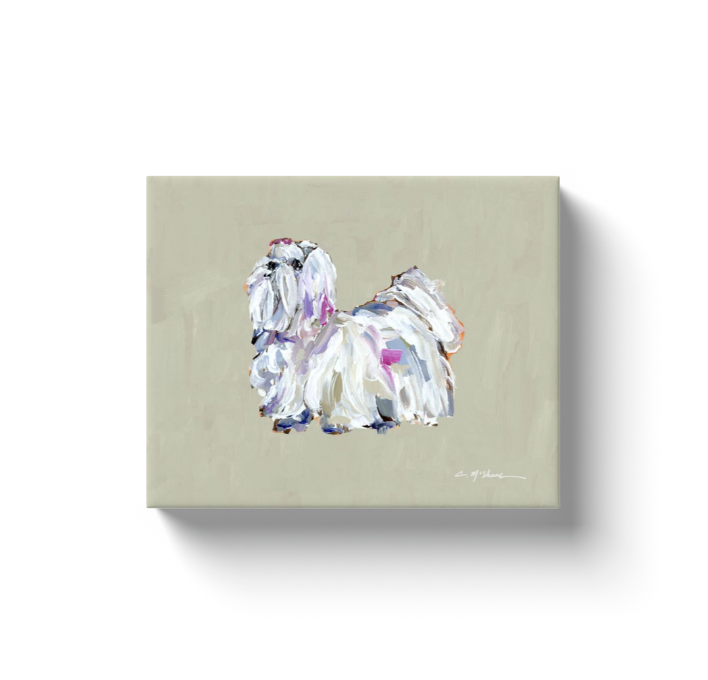 "Maltese Long Hair" canvas print