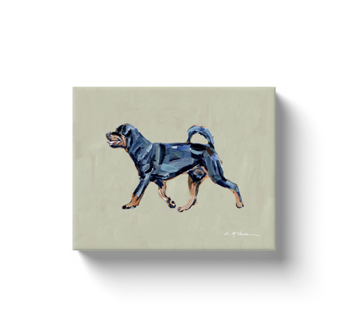 "Rottweiler" canvas print