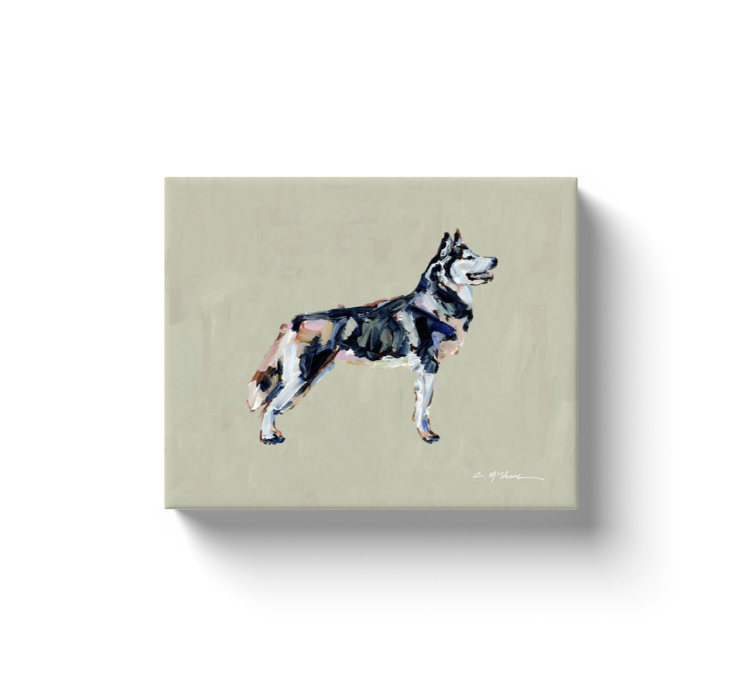 "Siberian Husky" canvas print