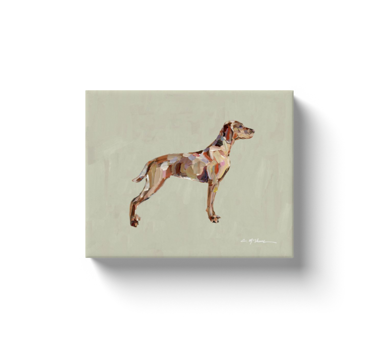 "Vizsla" canvas print