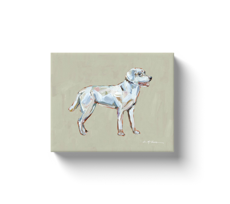 "Lab White" canvas print