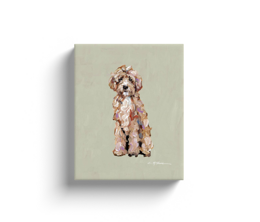 Goldendoodle Classic Dog Canvas Print