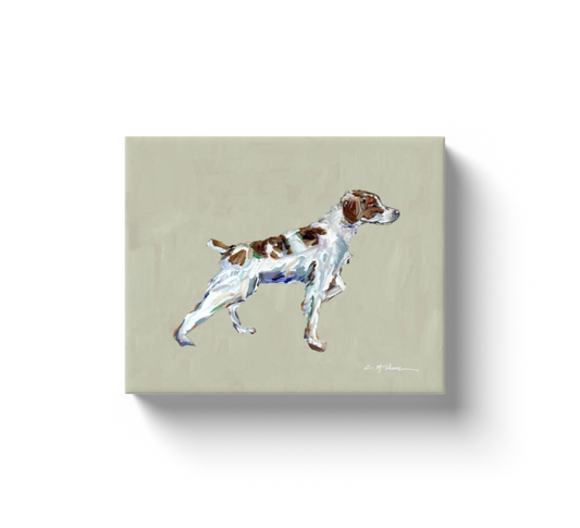 "Brittany Spaniel" canvas print