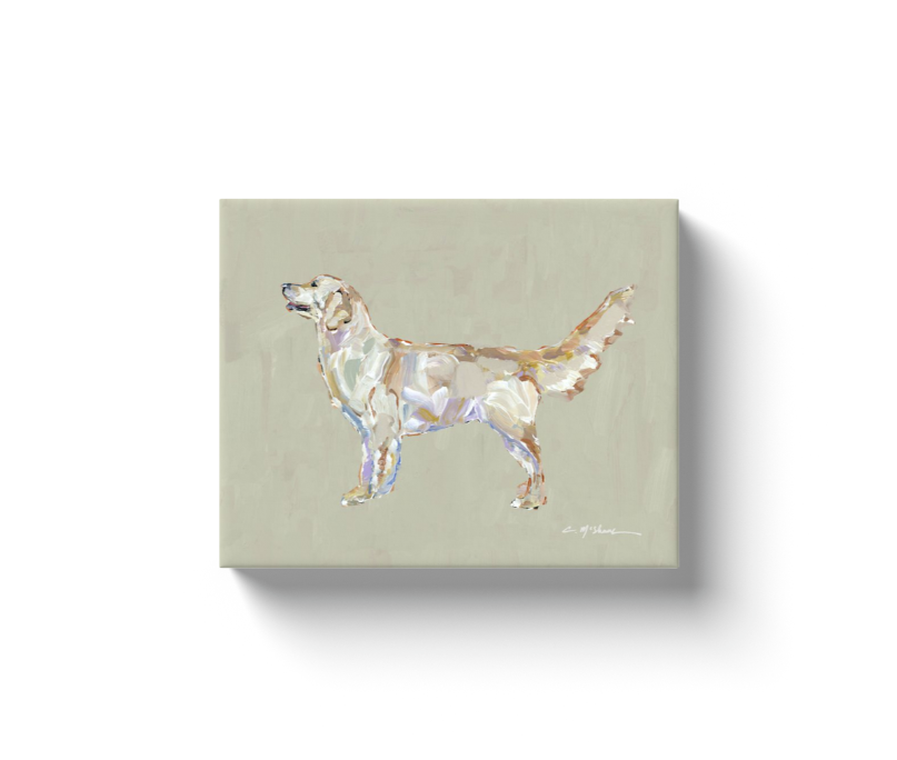 "Golden Retriever Light" canvas print