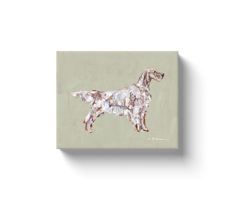 "English Setter Light" canvas print