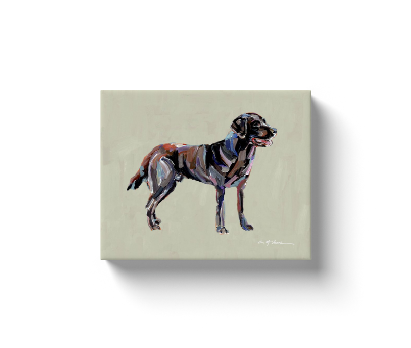 "Lab Chocolate" canvas print